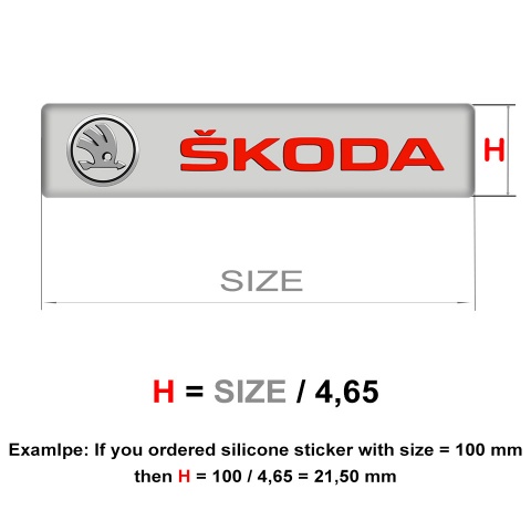 Skoda Stylish Logo Emblem Limited Edition 