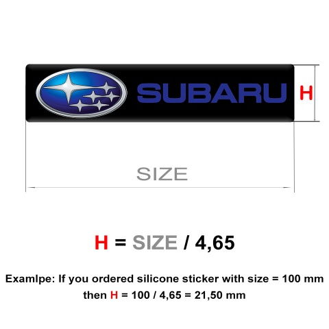 Subaru Emblem Badge Logo Stylish Edition 