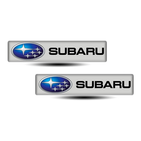 Subaru Silicone Sticker Stylish Design Logo 