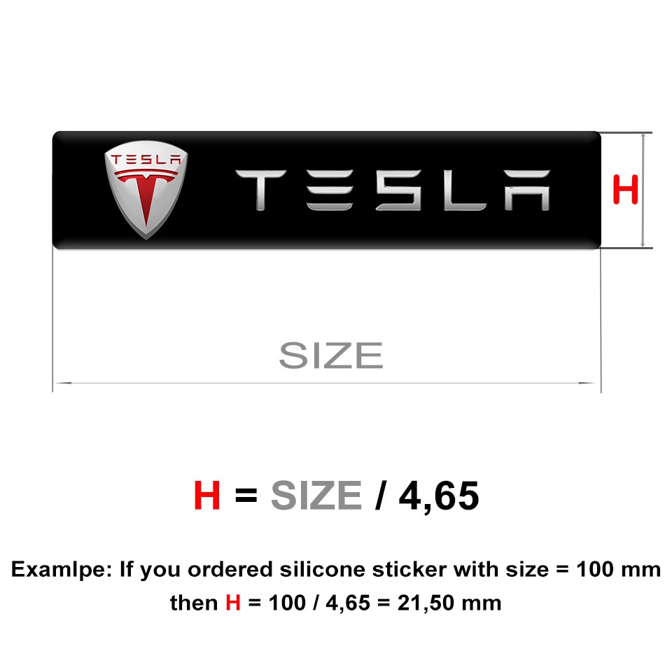 Tesla Emblem Silicone High End tape Design | Domed Emblems | Stickers ...