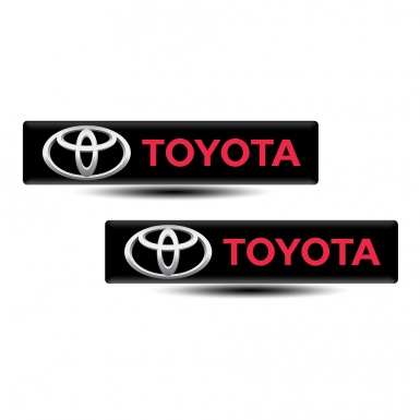 Toyota Silicone Emblem Black Tape Edition
