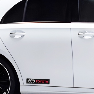 Toyota Silicone Emblem Black Tape Edition