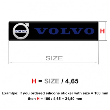 Volvo Silicone Sticker Limited Edition Style 