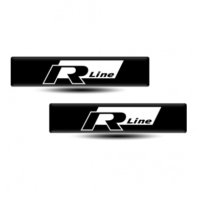 VW R Line Emblem Badge Logo Style 