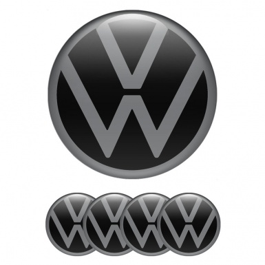 VW Badge Silicone Emblems for Wheel Center Caps