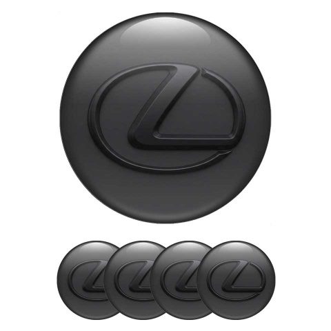 Lexus Emblems Dark Version for Wheel Center Caps
