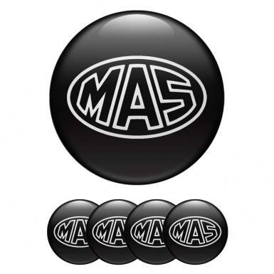 MAS Emblems for Wheel Center Caps Black Edition