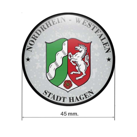 Aufkleber Hagen Nordrhein Westfalen Fur Nummernschild Plakette