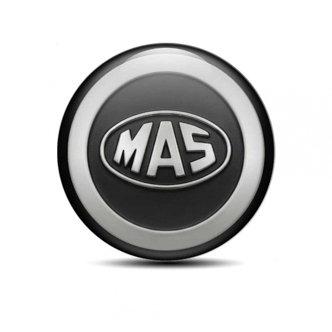 MAS Logo Silicone Emblem 3D Reproduction Decal 