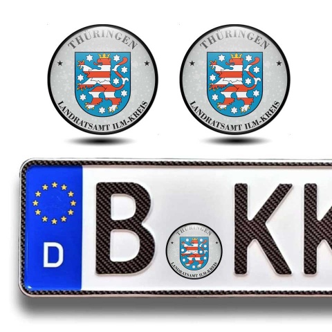 Aufkleber Ilm-Kreis Thüringen Fur Nummernschild Plakette