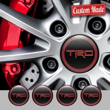 Toyota TRD Logo Emblem for Center Caps Custom