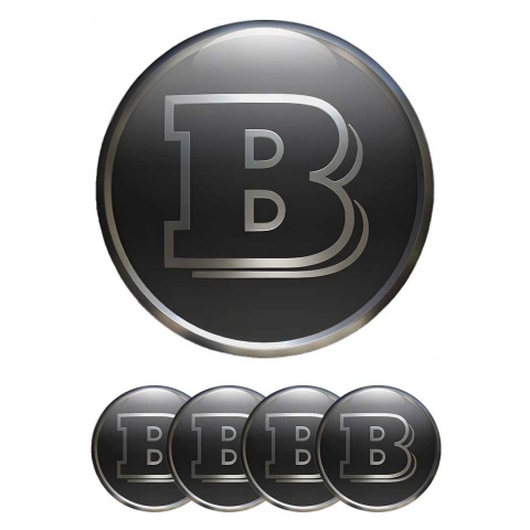 Brabus Emblems Wheel Silicone Sticker Badge