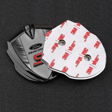 Ford Racing Metal Emblem Graphite S Edition
