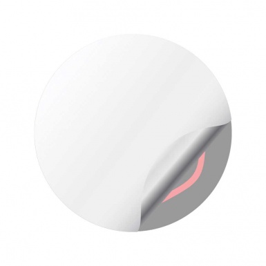 Dodge Viper Emblems Wheel Caps Black Base Red Logo