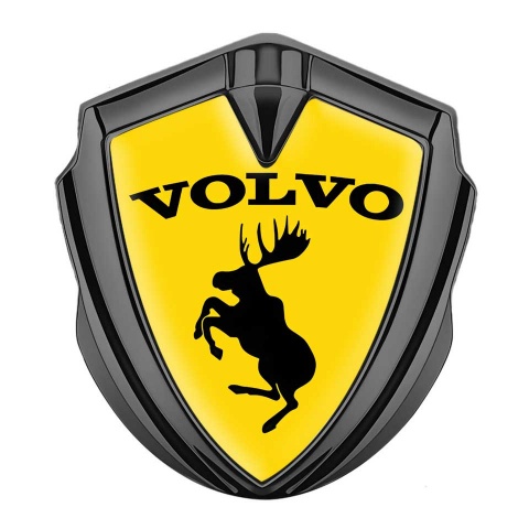 Volvo Moose Logo Emblem Yellow Special Edition