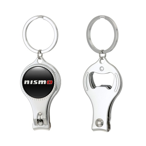 Nissan Nismo Keyring Fingernail Clipper Classic Black White Red Logo Design
