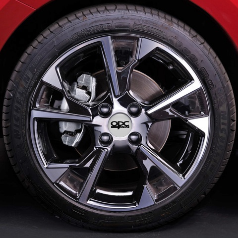 Opel Opc Wheel Center Caps Emblem Badges