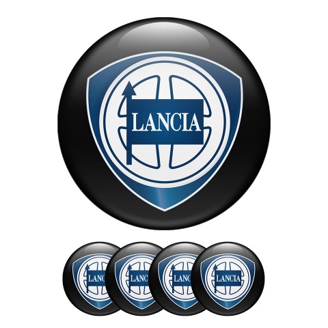 Lancia  Sticker Wheel Center Hub Cap Blue Badge