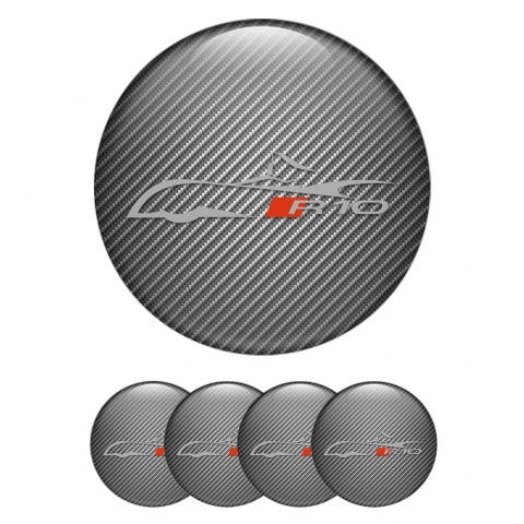 Audi R10 Silicone Stickers Carbon Car Silhouette Logo Design