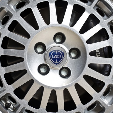 Lancia  Domed Stickers Wheel Center Cap 