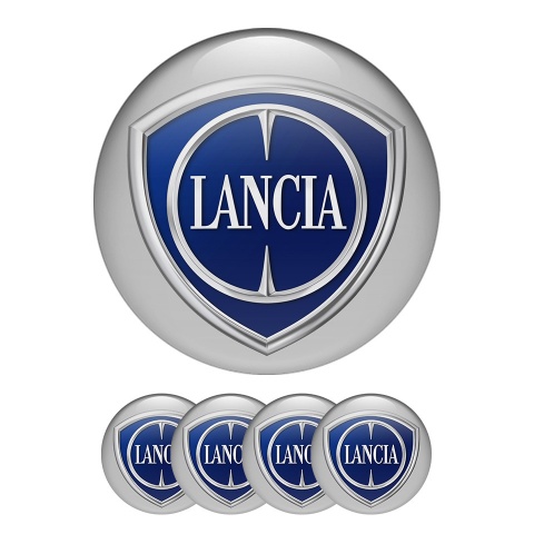 Lancia  Domed Stickers Wheel Center Cap 