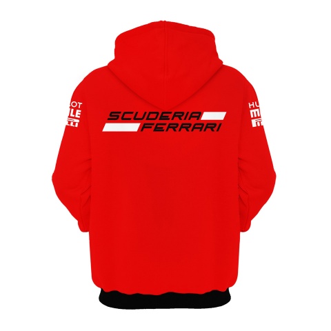 Ferrari Hoodie Mission Winnow Bright Red Black Design