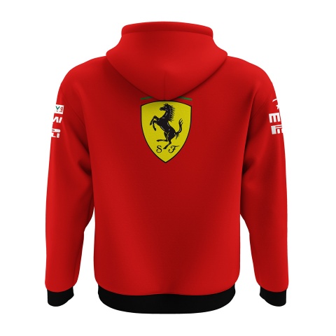 Ferrari Hoodie Mission Winnow Red Black Design