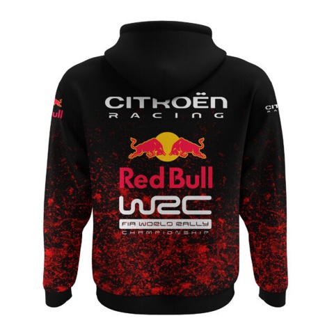 Citroen Racing WRC Sweatshirt Black Red Magma Chromed Logo