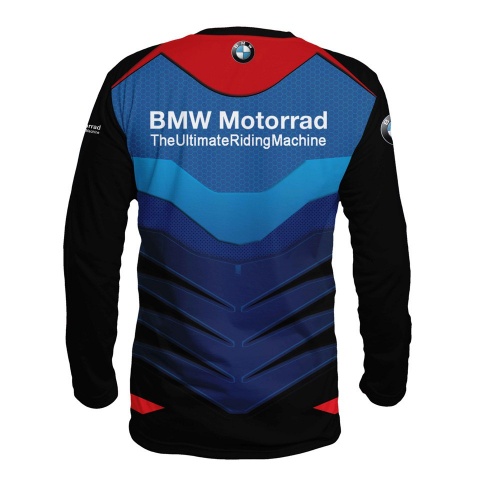 BMW T-shirt Long Sleeve Motorrad Navy Blue
