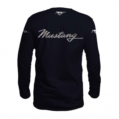 Ford Mustang T-shirt Long Sleeve Black Full Print Edition