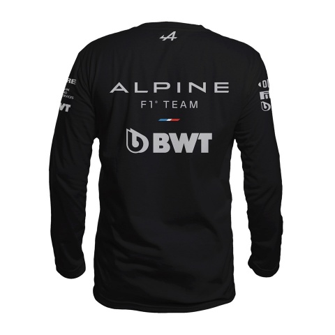 Alpine F1 Team Long Sleeve T-Shirt Black Blue Edition