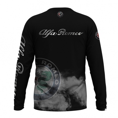 Alfa Romeo Long T-Shirt Full Color Grey Smoke Edition