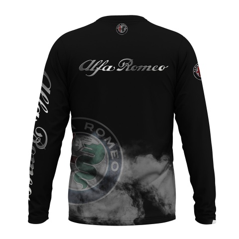 Alfa Romeo Long T-Shirt Full Color Grey Smoke Edition