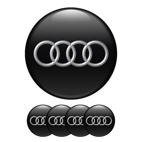 Audi Center Hub Dome Stickers Classic Style