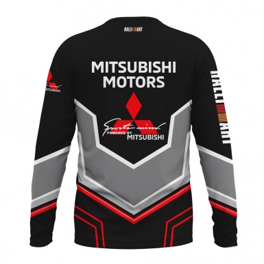 Mitsubishi T-shirt Long Sleeve Sport Mind Black Grey White Sport Edition