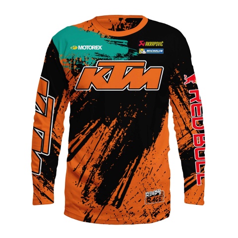 KTM Long Sleeve T-Shirt Black Orange Ready To Race Edition