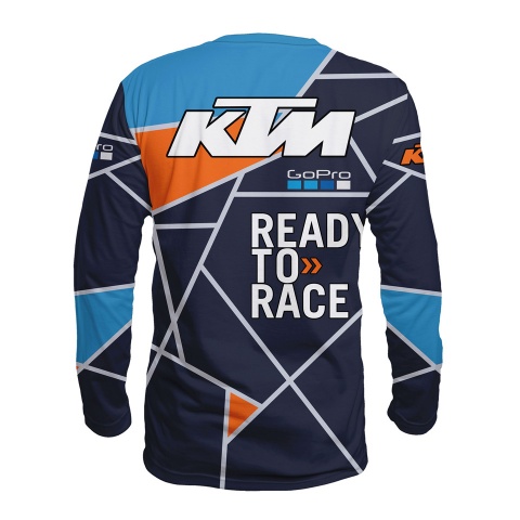 KTM Long T-Shirt Blue Orange Ready To Race Edition