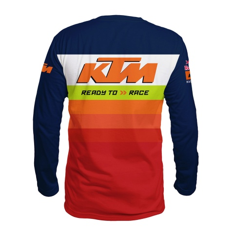 KTM Long Sleeve T-Shirt Red Dusk Ready To Race Design
