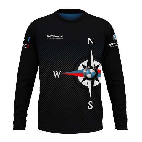 BMW Long T-Shirt Motorrad Compass Striped Edition