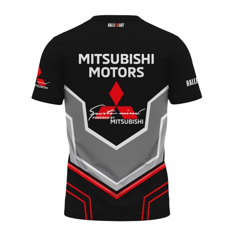Mitsubishi T-Shirt Sport Mind Black Grey White Sport Edition