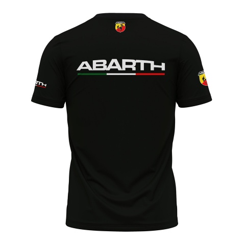 Fiat Abarth Short Sleeve T-Shirt 124 Spider Dark Collage