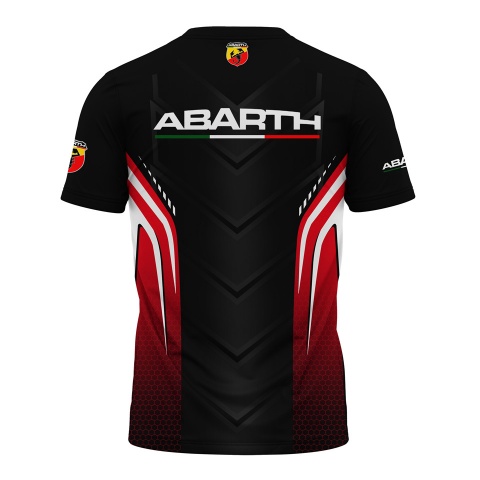 Fiat Abarth Short Sleeve T-Shirt Black Red Edition