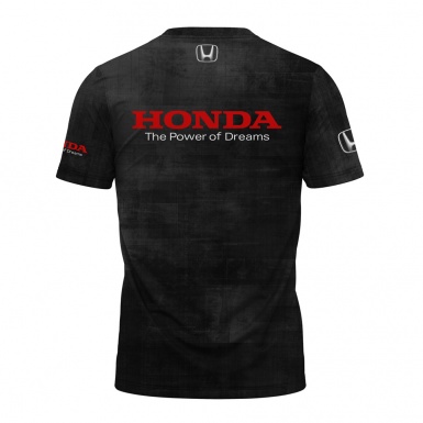 Honda Civic T-Shirt Black Car Print Sport Edition