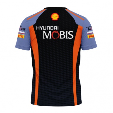 Hyundai Mobis Short Sleeve T-Shirt Black Purple Edition