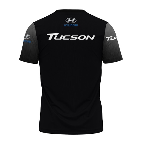 Hyundai Tucson T-Shirt Short Sleeve Black Front Design