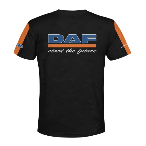 DAF T-Shirt Short Sleeve Multicolor Print