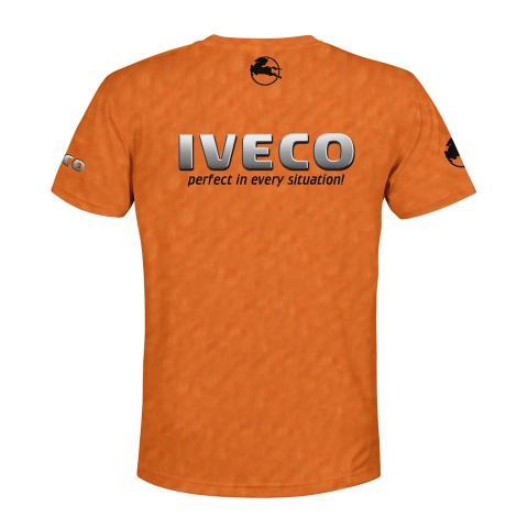 IVECO T-Shirt Short Sleeve Pegasus Multicolor Truck Print