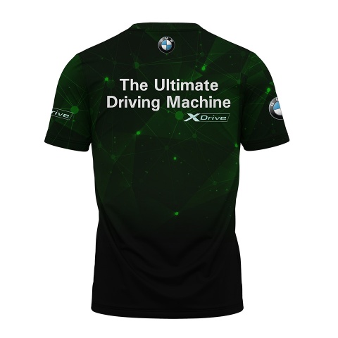 BMW Short Sleeve T-Shirt X-Drive Neon Green Cell Edition