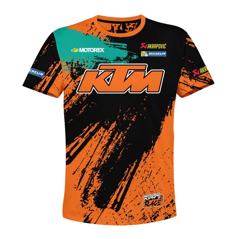 KTM T-Shirt Black Orange Ready To Race Edition