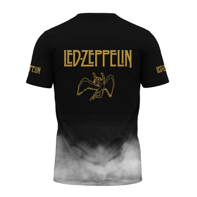 Music T-Shirt Short Sleeve Led Zeppelin Fallen Angel Edition